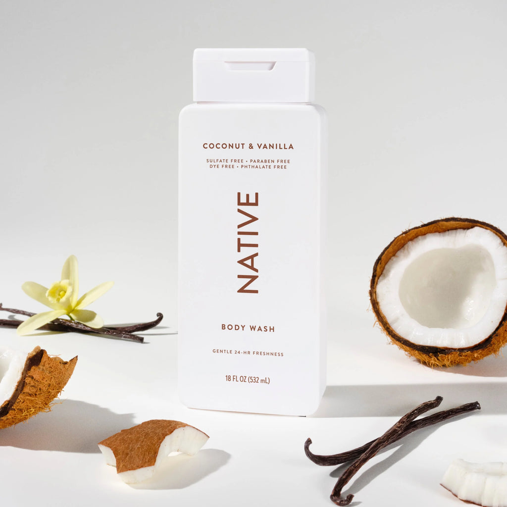Native Coconut & Vanilla Body Wash  (532ml)