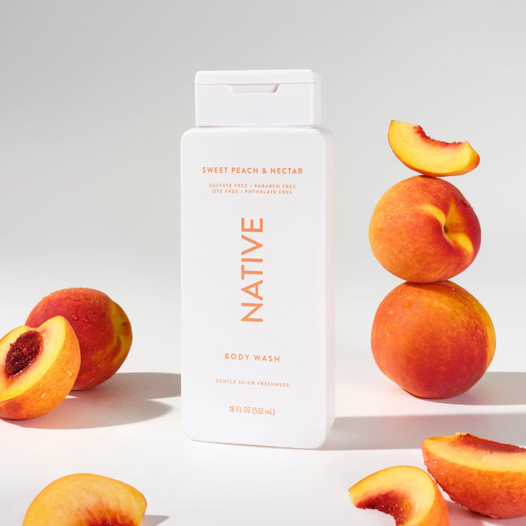 Native Sweet Peach Body Wash  (532ml)