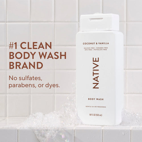 Native Coconut & Vanilla Body Wash  (532ml)